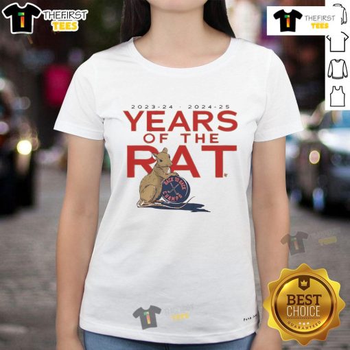Official Florida Hockey Years of the Rat ladies tee featuring a stylish design for hockey fans and casual wear.