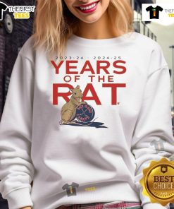 Official Florida Hockey Years of the Rat sweatshirt featuring vibrant team colors and iconic logo for fans.