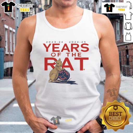 Official Florida Hockey Years of the Rat tank top featuring team colors and logo, perfect for fans and collectors.