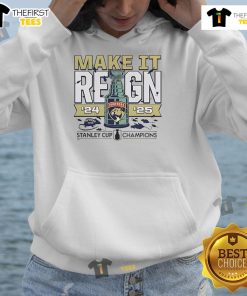 Official Florida Panthers 2024-2025 Back To Back Stanley Cup Champions hoodie featuring team logo and championship design.