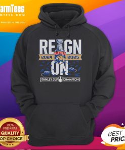 Official Florida Panthers 2024-2025 Back to Back Stanley Cup Champions Reign On Hoodie showcasing team pride and victory.