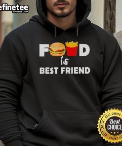 Official Food Is Best Friend Hoodie in vibrant colors, perfect for food lovers and casual wear enthusiasts.