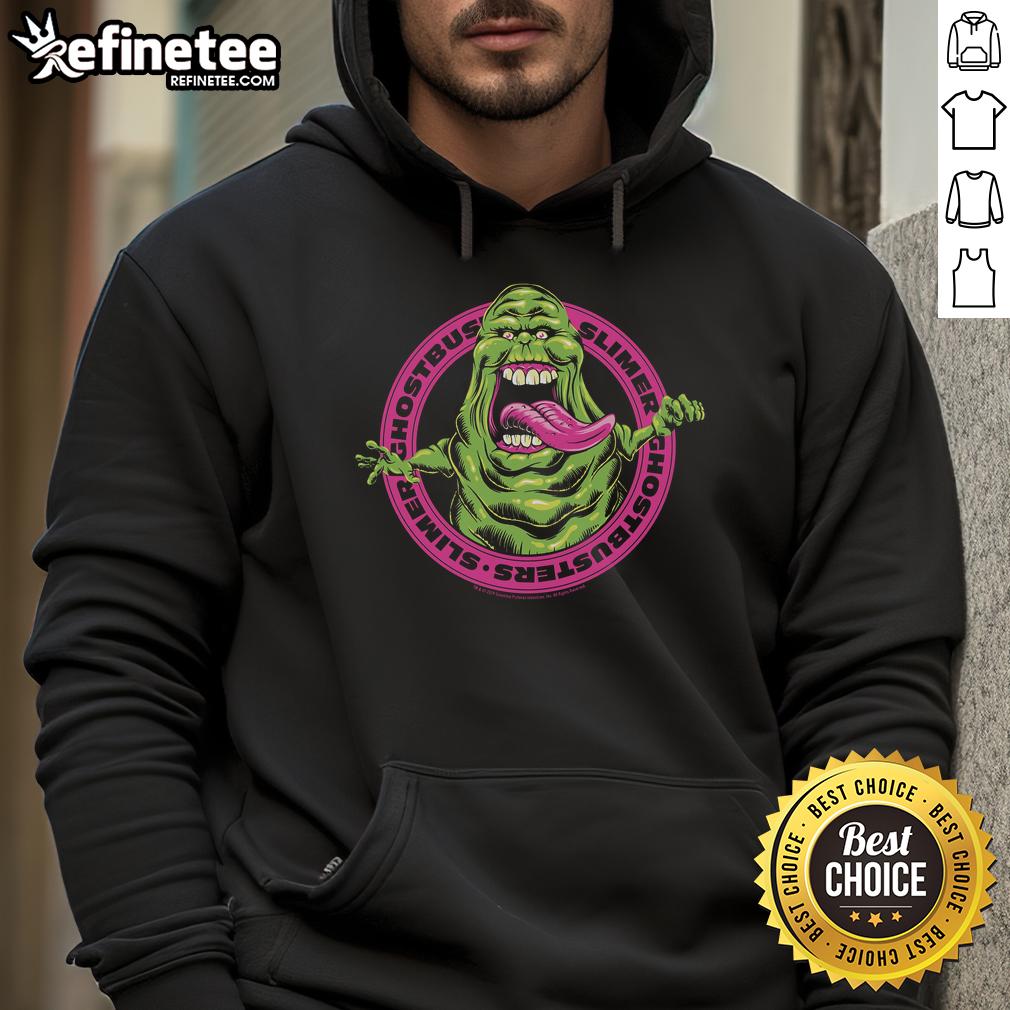 Official Ghostbusters Frozen Empire Slimer Hoodie Official Ghostbusters Frozen Empire Slimer Hoodie featuring vibrant Slimer graphic and cozy design for fans and collectors.