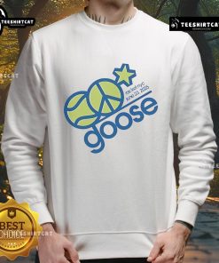 Official Goose Racket NYC June 23, 2025 sweatshirt featuring stylish design and vibrant colors for fans and collectors.