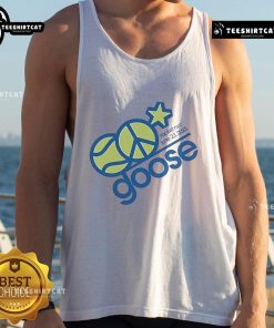 Official Goose Racket NYC June 23, 2025 tank top featuring vibrant design and logo for summer fashion.