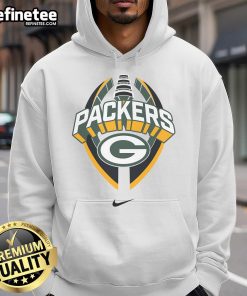 Official Green Bay Packers Nike Icon Legend Hoodie in green, featuring logo and stylish design for fans.