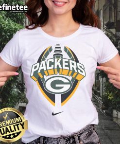 Official Green Bay Packers Nike Icon Legend Ladies Tee in green, featuring team logo and stylish design for fans.