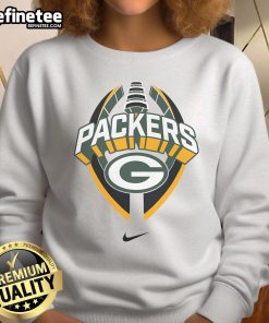 Alt Text: Official Green Bay Packers Nike Icon Legend Sweatshirt in green, showcasing team logo and stylish design for fans.