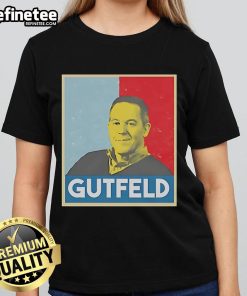 Official Greg Gutfeld Hope Ladies Tee featuring a stylish design for fans of the popular TV host and comedian.