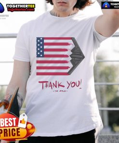 Alt Text: Official Gunther Eagleman Thank You Flag USA T-Shirt featuring patriotic design and vibrant colors for proud Americans.