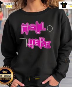 Official Hell Here Hello There sweatshirt featuring a stylish design, perfect for casual wear and trendy outfits.