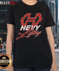 Official Hevy Lifting Ladies Tee featuring a stylish design perfect for workouts and casual wear for fitness enthusiasts.