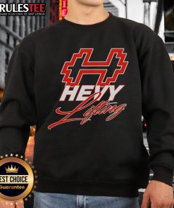 Official Heavy Lifting Sweatshirt in black, showcasing a bold logo, perfect for gym enthusiasts and strength training.