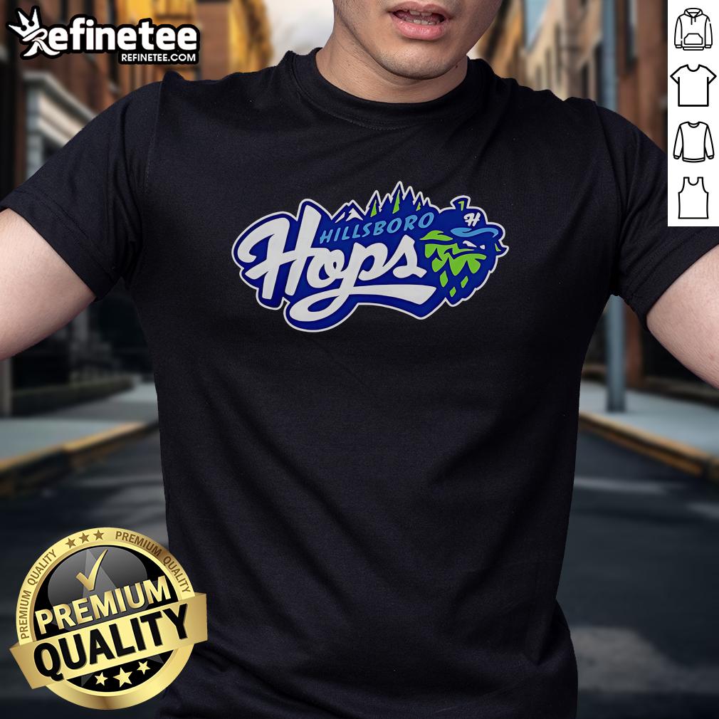 Official Hillsboro Hops Champion Primary Logo T Shirt Official Hillsboro Hops Champion Primary Logo T-Shirt featuring vibrant team colors and logo, perfect for fans.