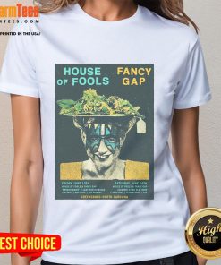 Official House of Fools Fancy Gap Greensboro NC 2025 ladies tee in vibrant colors, perfect for casual wear.