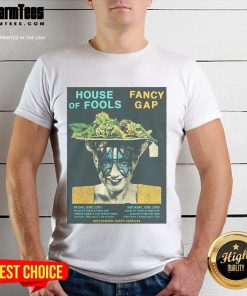 Official House Of Fools & Fancy Gap Greensboro NC 2025 T-Shirt featuring vibrant design and bold graphics for fans.