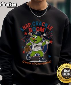 Official Houston Astros Snap Crackle Boom Independence Day sweatshirt showcasing team pride and festive spirit.