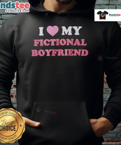 Cozy Official I Love My Fictional Boyfriend Hoodie in vibrant colors, perfect for fans of romantic fiction and comfy style.