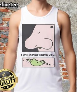 Alt Text: Stylish Official I Will Never Leave You Eternal Friend 2025 tank top featuring a vibrant design and comfortable fit.