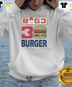Official Ice Cube BIG3 30 Burger Hoodie featuring a stylish design for fans of the BIG3 basketball league.