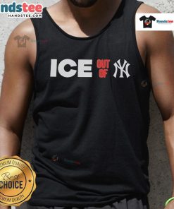 Official ICE Out Of NY New York tank top featuring bold graphics and a comfortable fit for stylish summer wear.