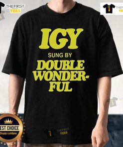 Official Igy Sung By Double Wonderful 2025 Concert T-Shirt featuring vibrant design for fans of the iconic music event.