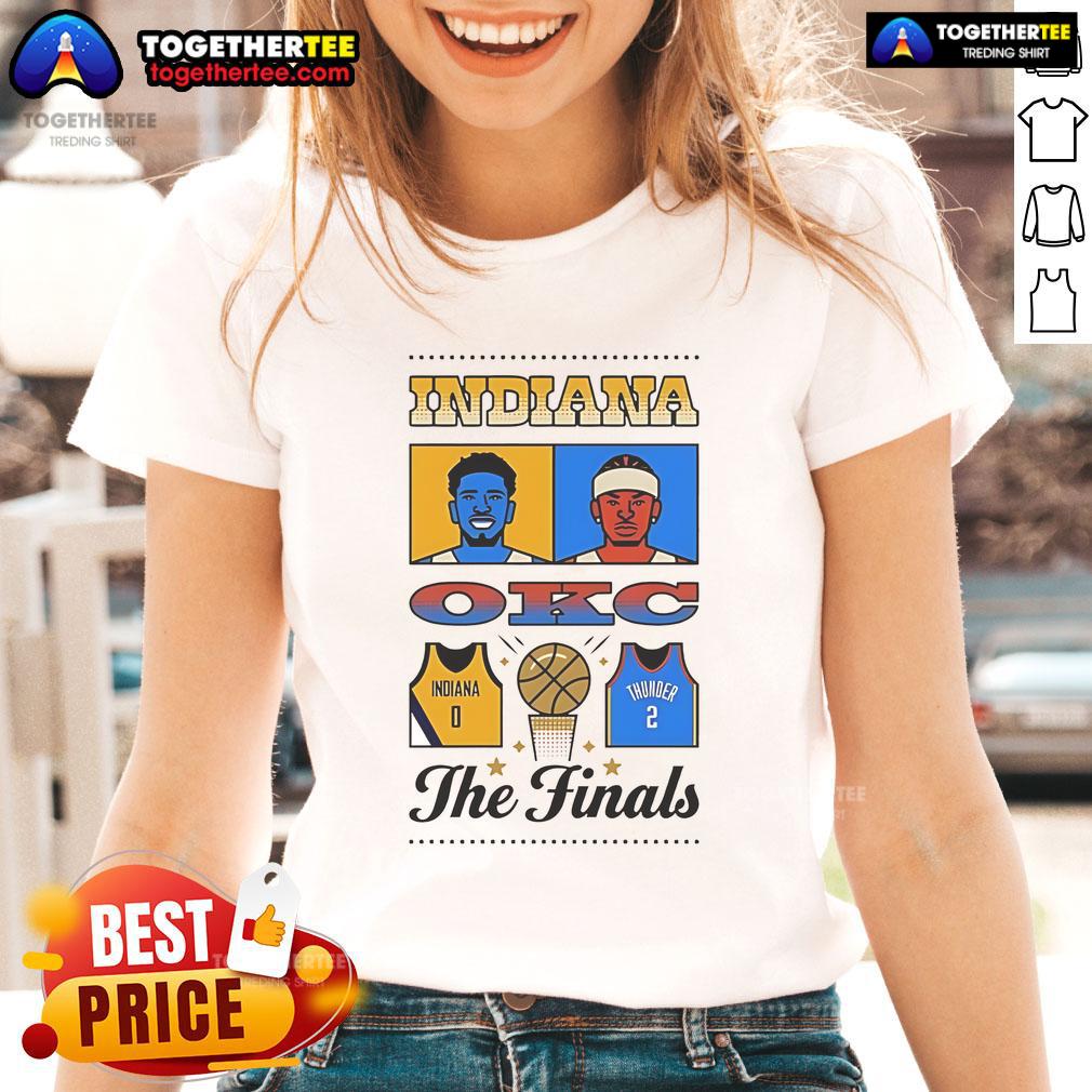 Official Indiana Okc The Final Ladies Tee Official Indiana OKC The Final Ladies Tee featuring stylish design and vibrant colors, perfect for fans and casual wear.