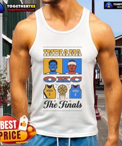 Official Indiana OKC The Final tank top featuring bold graphics and a stylish design, perfect for fans and casual wear.