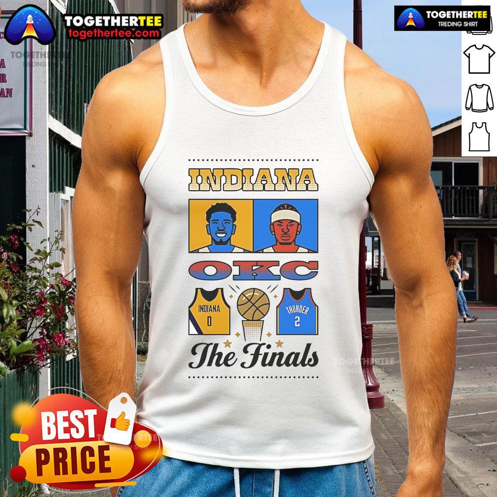 Official Indiana Okc The Final Tank Top Official Indiana OKC The Final tank top featuring bold graphics and a stylish design, perfect for fans and casual wear.
