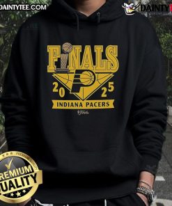 Official Indiana Pacers 2025 Finals Participant comfy hoodie in blue, featuring team logo and stylish design for fans.