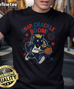 Official Indiana Pacers Snap Crackle Boom Power Of Champions Independence Day T-Shirt featuring vibrant design and team logo.