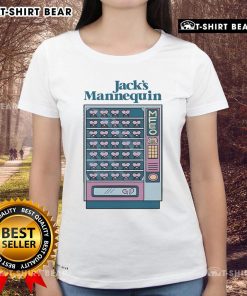 Official Jack's Mannequin Vending Machine Ladies Tee featuring vibrant design and comfortable fit for fans and casual wear.