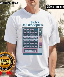 Official Jack's Mannequin Vending Machine T-Shirt featuring vibrant design and logo, perfect for fans and collectors.
