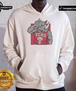 Alt Text: Official JDUB Rhino Ecko Hoodie in black, featuring a stylish logo and comfortable fit, perfect for casual wear.