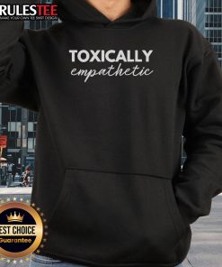 Official Jen Hamilton Toxically Empathetic Hoodie in black, featuring a stylish design and comfortable fit for fans.