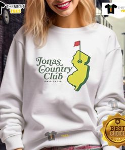 Jonas Brothers Official Jonas Country Club Golf Masters Sweatshirt in stylish design, perfect for fans and golf enthusiasts.