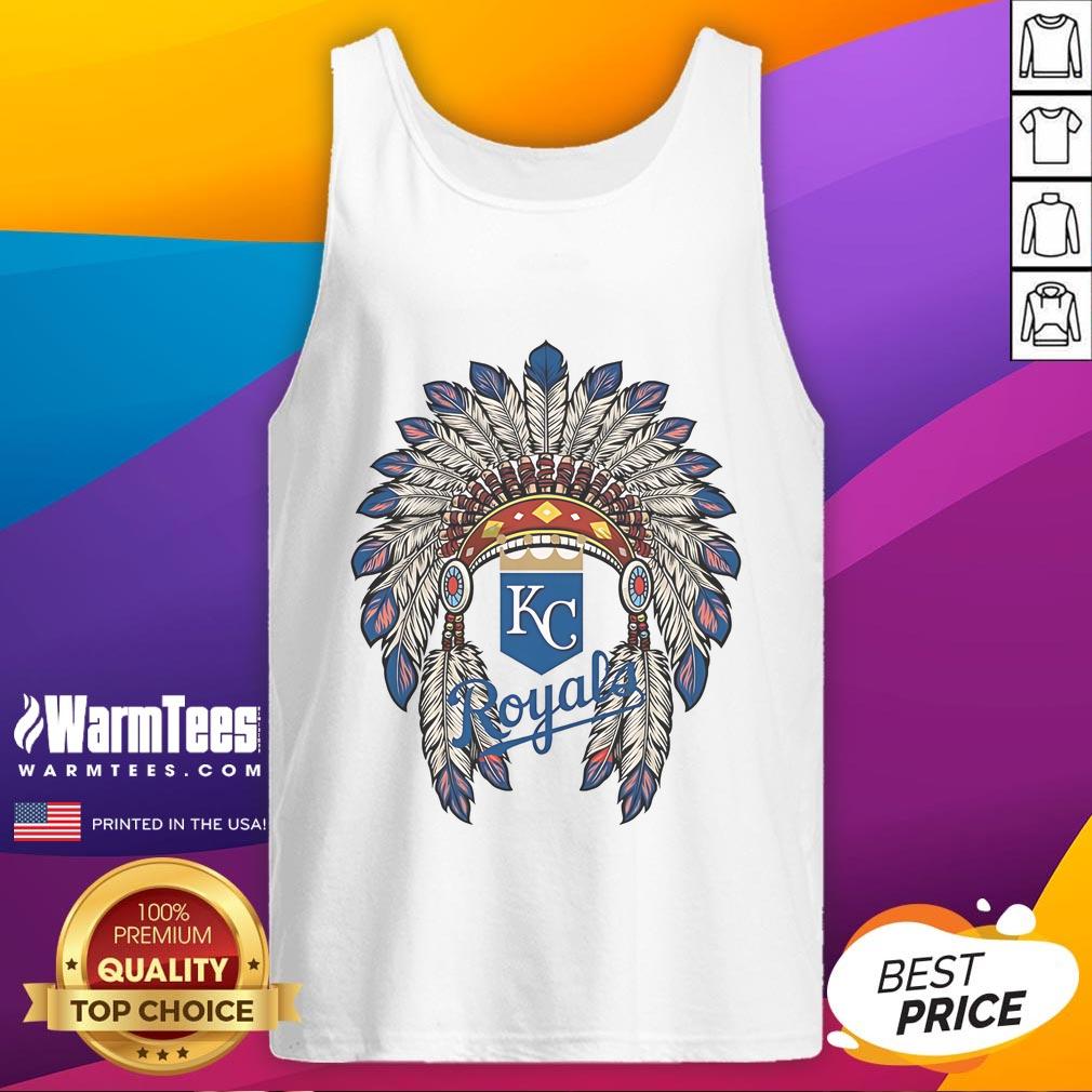 Official Kansas City Royals Native American Logo Tank Top Official Kansas City Royals Native American logo tank top featuring vibrant colors and a stylish design for fans.