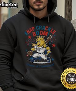 Official Kansas City Royals Snap Crackle Boom hoodie for Independence Day, showcasing team spirit and festive design.