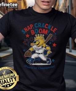 Alt Text: Kansas City Royals Snap Crackle Boom Independence Day T-Shirt showcasing team spirit and patriotic design.
