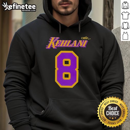 Alt Text: Official Kehlani X Los Angeles Lakers 8 Hoodie featuring bold Lakers colors and stylish design for fans.
