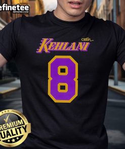 Official Kehlani X Los Angeles Lakers 8 T-Shirt featuring vibrant graphics and a sporty design for fans and collectors.