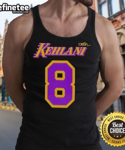 Kehlani X Los Angeles Lakers 8 Tank Top featuring stylish design and vibrant team colors for fans and fashion lovers.