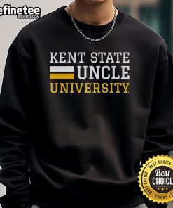 Official Kent State Uncle University Sweatshirt in navy blue, featuring the university logo and comfortable fit.