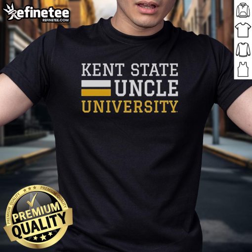 Official Kent State Uncle University T-Shirt featuring the school's logo, perfect for alumni and fans.
