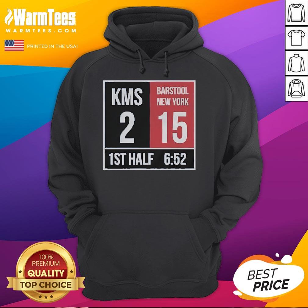Official Kirk Comeback Kms 2 Barstool New York 15 1St Half Hoodie Official Kirk Comeback KMS 2 Barstool New York hoodie in 1st half design, perfect for fans and stylish winter wear.