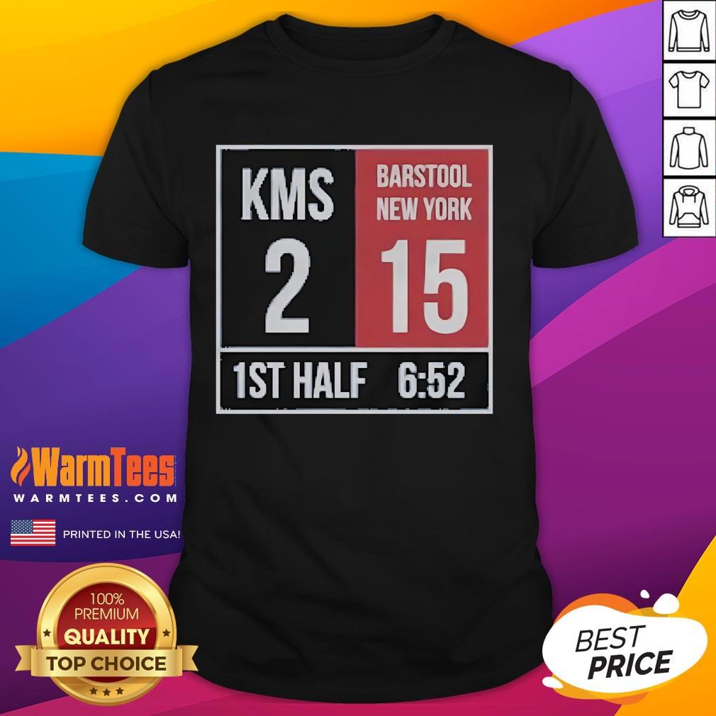 Official Kirk Comeback Kms 2 Barstool New York 15 1St Half T Shirt Official Kirk Comeback KMS 2 Barstool New York 15 1st Half T-Shirt featuring bold graphics and comfortable fit.