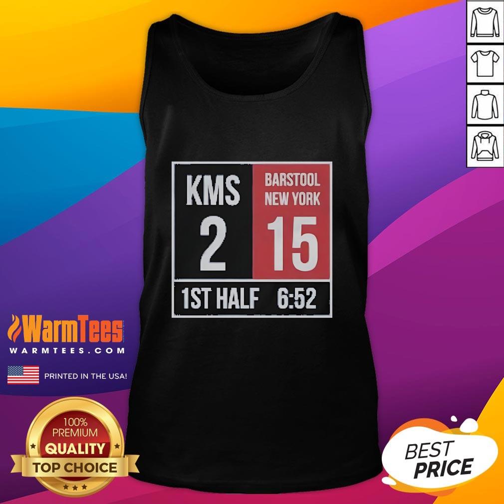 Official Kirk Comeback Kms 2 Barstool New York 15 1St Half Tank Top Official Kirk Comeback KMS 2 Barstool New York 15 1st Half tank top featuring a stylish design and vibrant colors.