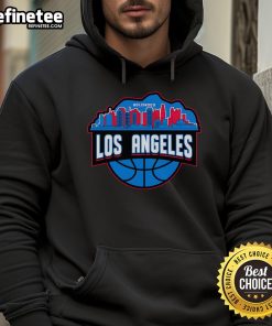 Official LA Clippers Basketball city-inspired 2025 hoodie showcasing vibrant team colors and stylish design.