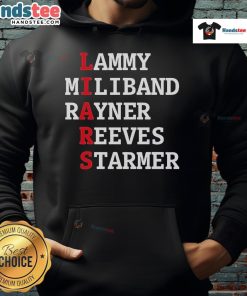 Official Lammy Miliband Rayner Reeves Starmer Hoodie featuring bold designs for supporters of the UK Labour Party.