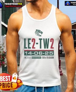 Official Leicester Tigers LE2 TW2 2025 tank top featuring vibrant team colors and logo, perfect for fans and casual wear.